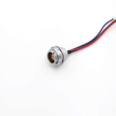 0Kシリーズは3 Pinの防水ソケット100mmの長さを締めているケーブル コネクタIP68の自己を